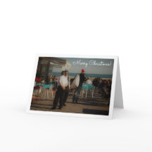 Santa at Playa de la Malvarrosa de Valencia