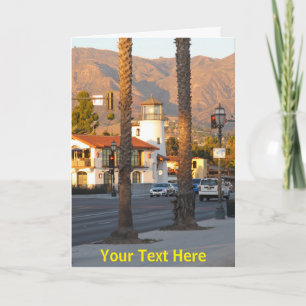 Tarjeta Santa Bárbara California