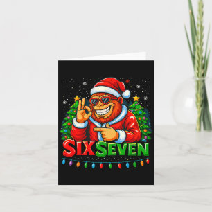 Tarjeta Santa Bigfoot Navidad Sasquatch 67 Meme Divertido
