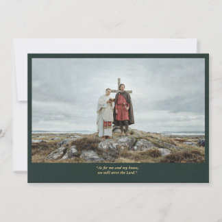 Tarjeta Santa Católica de Arte | San Olaf con el O