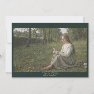 Tarjeta Santa Católica de Arte | Santa Godelieve d