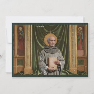 Tarjeta Santa Católica | San Engelmundo de Velsen
