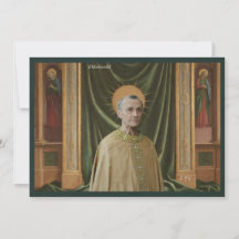 Tarjeta Santa Católica | San Ethelwold