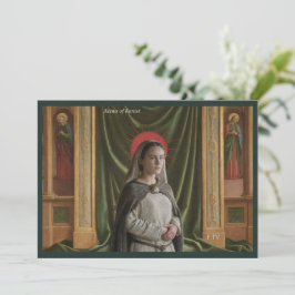 Tarjeta Santa Católica | Santa Alena de Bruselas