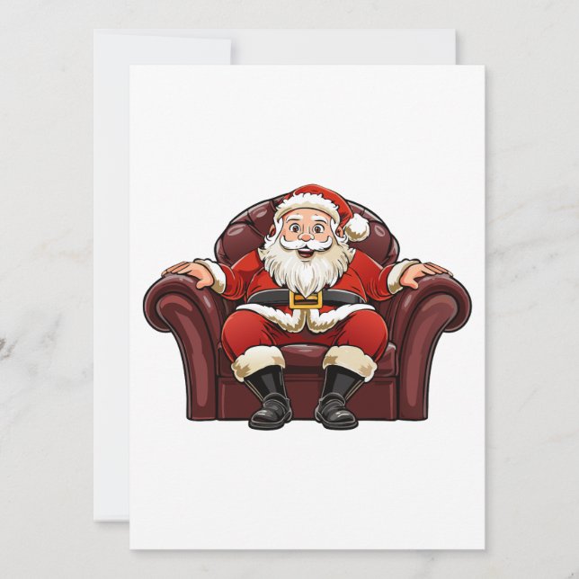 Tarjeta Santa Claus (Anverso)