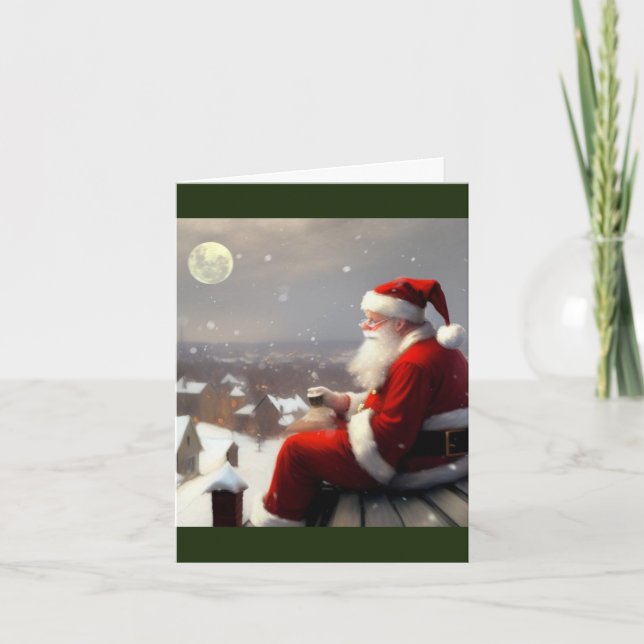 Tarjeta Santa Claus (Anverso)