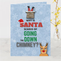 Santa Claus chimenea copos de nieve chiste diverti
