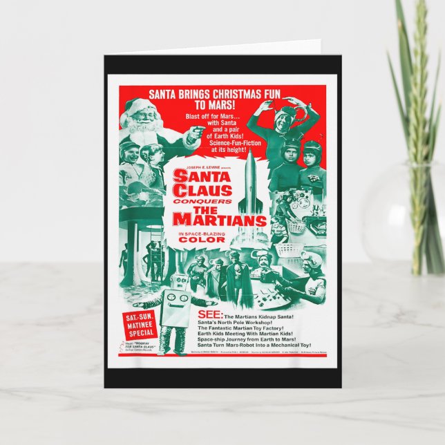Tarjeta Santa Claus Conquers The Martians  (Anverso)