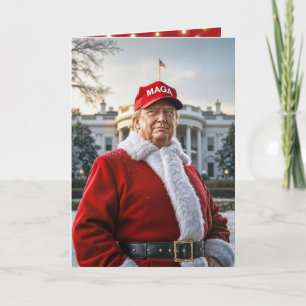 Tarjeta Santa Claus Trump
