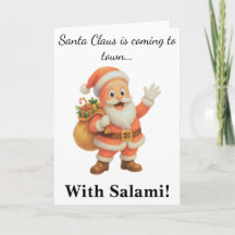Santa Claus viene a la ciudad.. ¡Con Salami!