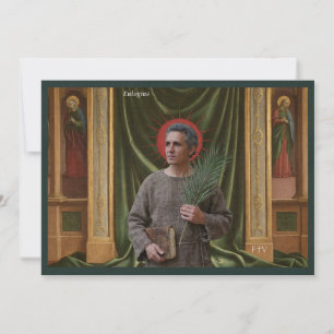 Tarjeta Santa de Arte Católico San Eulogio de Có