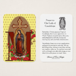 Tarjeta Santa de la Oración Religiosa Católica de 