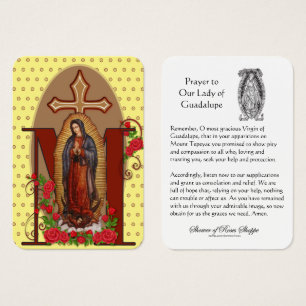 Tarjeta Santa de la Oración Religiosa Católica de