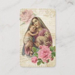 Tarjeta santa de madre de la conmemoración