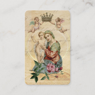 Tarjeta santa de madre de la conmemoración