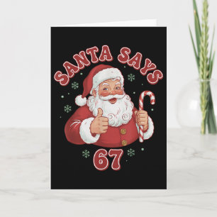 Tarjeta Santa Dice 67 Memes Divertidos De Navidad Retro