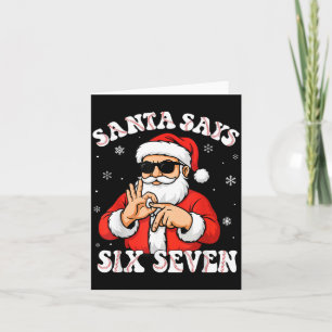 Tarjeta Santa Dice 6 7 Seis Siete Meme Béisbol Número 67 G