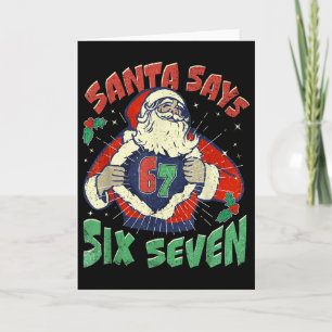 Tarjeta Santa Dice Enfermo Siete 67 Seis Siete Meme Tenden