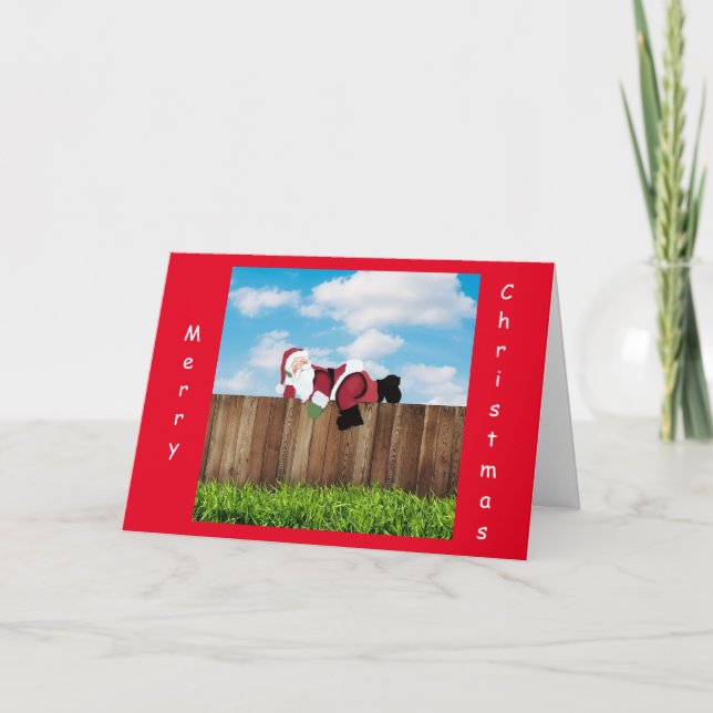 TARJETA SANTA DICE HORA DE CELEBRAR NAVIDADES (Anverso)