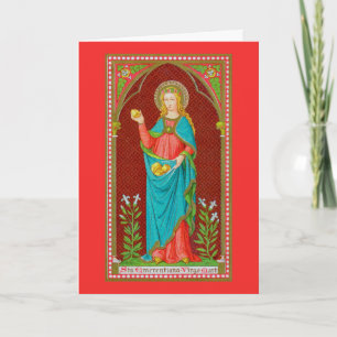 Tarjeta Santa Emerenciana de Roma (SAU 36)