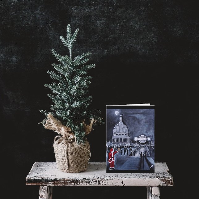 Tarjeta Santa en Londres Pintura de Alfred Fox (Subido por el creador)