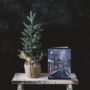 Tarjeta Santa en París Pintura de Alfred Fox