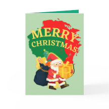 Santa está aquí, ¡bienvenido año nuevo!