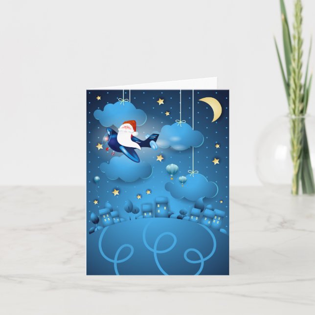 Tarjeta Santa está llegando (Anverso)