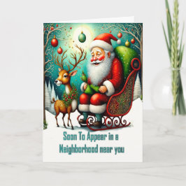 Tarjeta Santa esta Navidad