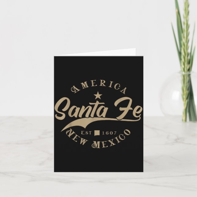 Tarjeta Santa Fe Nm _ New Mexico  (Anverso)
