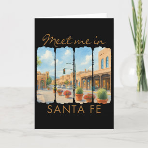 Tarjeta Santa Fe Nuevo México Viaje Pincelada Encuentrame 