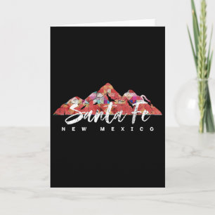 Tarjeta Santa Fe Nuevo México Viajes Familiares Senderismo