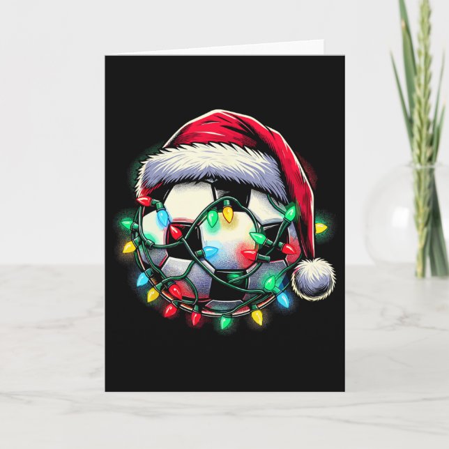 Tarjeta Santa Fútbol Ll Navidad  (Anverso)