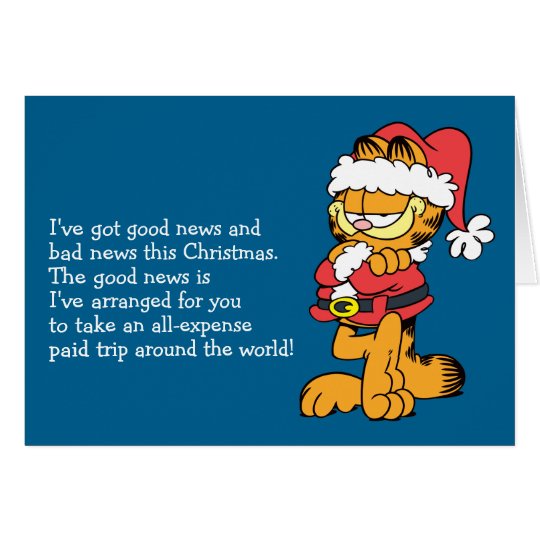 Tarjeta Santa Garfield