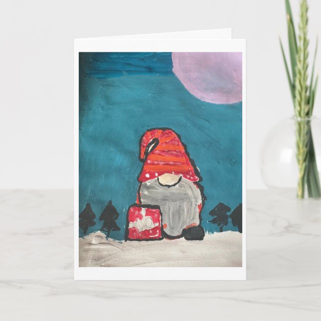 Tarjeta Santa Gnome (Anverso)