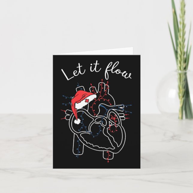 Tarjeta Santa Hat Xmas (Anverso)