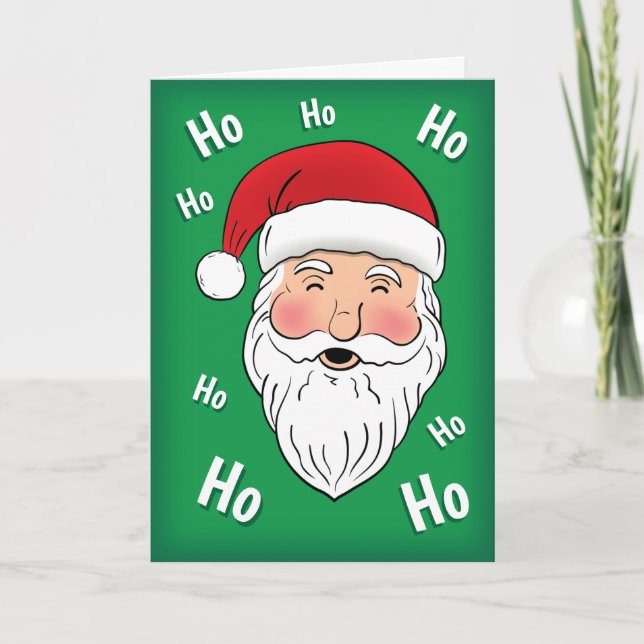 Tarjeta Santa (Ho, Ho, Ho) (Anverso)