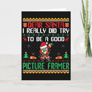 Tarjeta Santa intenta ser un buen enmarcador de fotos - Di