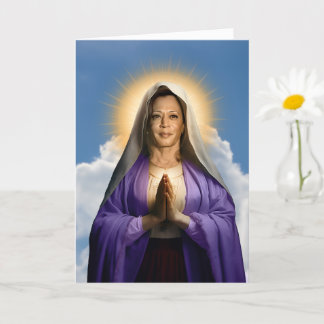 Tarjeta Santa Kamala Harris Devocional de Oración