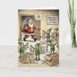 Tarjeta Santa Knows 'The Secret'