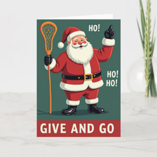 Tarjeta Santa Lacrosse Da y Va