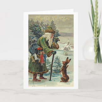 Tarjeta Santa le pregunta a la carta de ruta