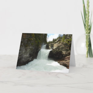 Tarjeta Santa María cae I en el Parque Nacional Glacier