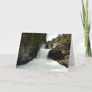 Tarjeta Santa María cae I en el Parque Nacional Glacier