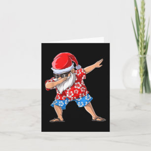 Tarjeta Santa Navidades En Julio Hombres Graciosos Tropica