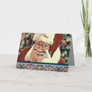 Tarjeta Santa Navidades negras con navidad afroamericana