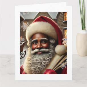 Tarjeta Santa nostálgico
