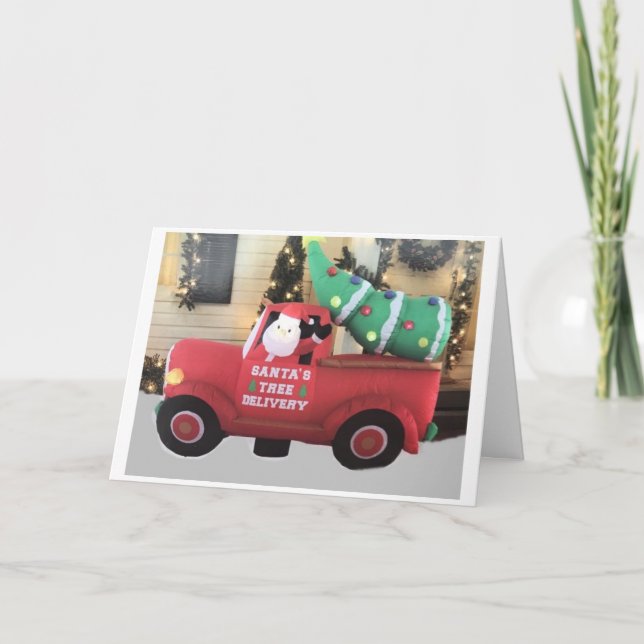 TARJETA **SANTA OFRECE UN DESEO DE NAVIDADES ESPECIALES** (Anverso)