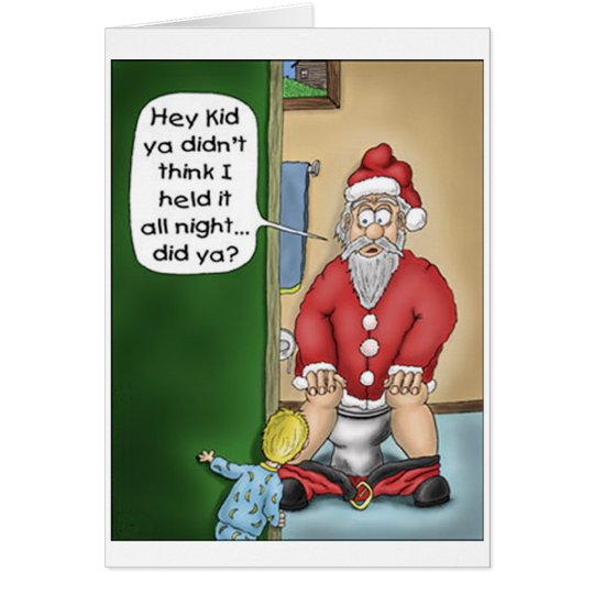 Tarjeta Santa que hace pis