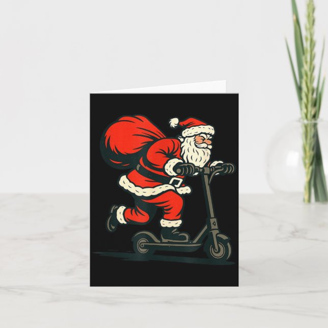 Tarjeta Santa Riding Electric Scooter  (Anverso)